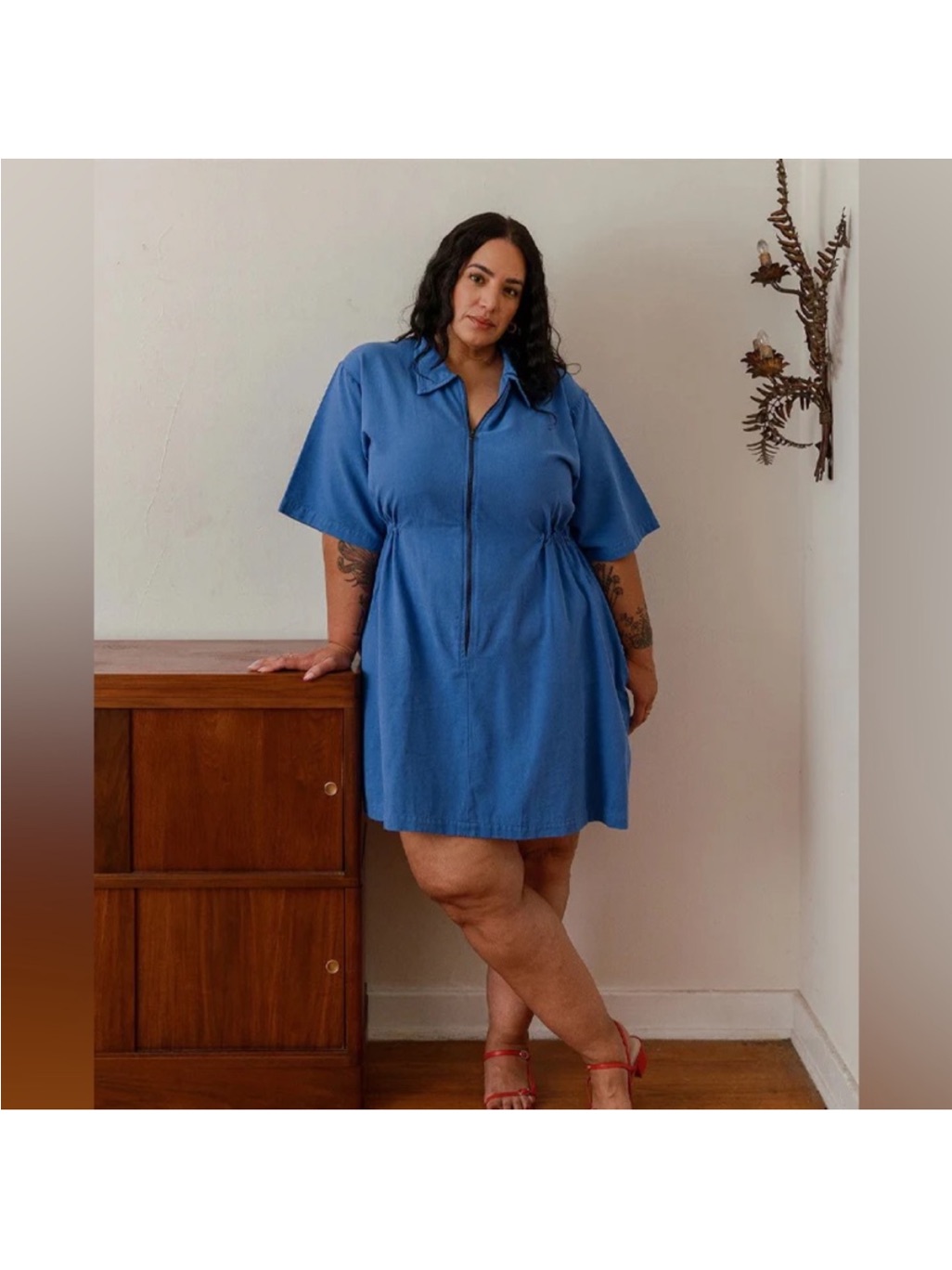 Noble Utility Dress French Blue Large — image 5 of 8